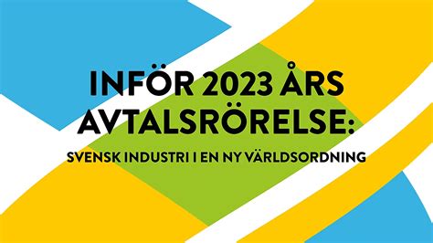 2023 års rapport om branschens ekonomiska utveckling